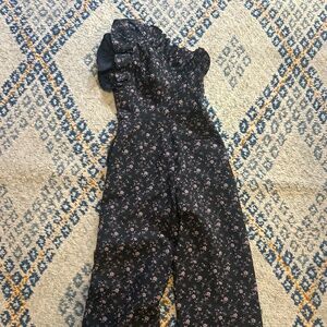 Rebecca Taylor One Shouldered Floral Jumpsuit